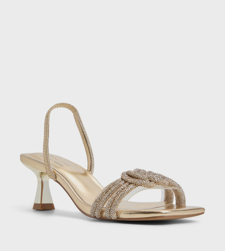 GLOWING Embellished Heeled Sandals