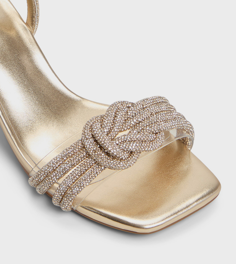GLOWING Embellished Heeled Sandals