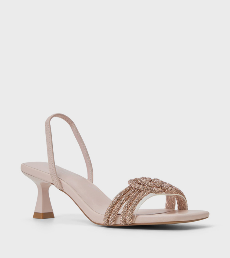 GLOWING Embellished Heeled Sandals