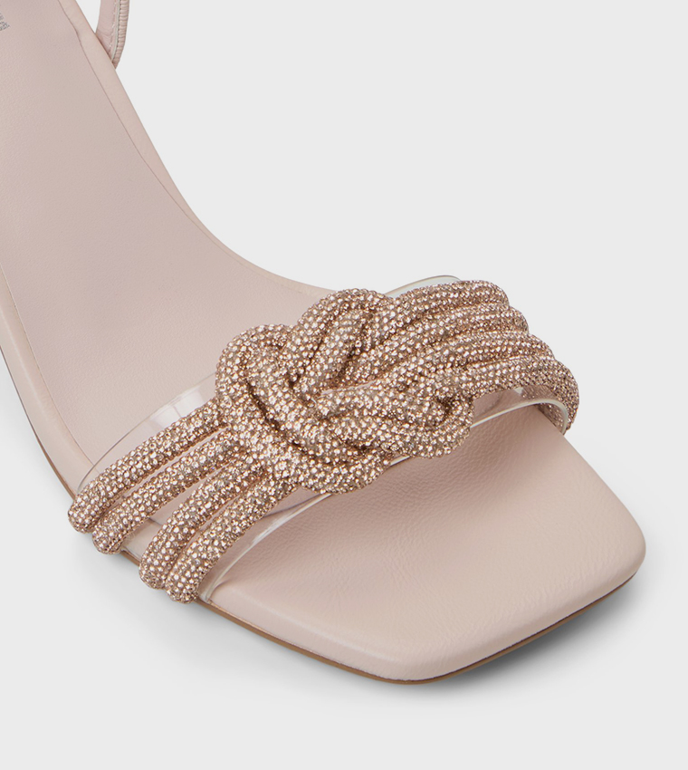 GLOWING Embellished Heeled Sandals