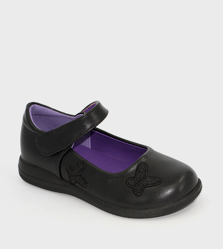 ZEPHIR2 Embroidery Detail School Shoes