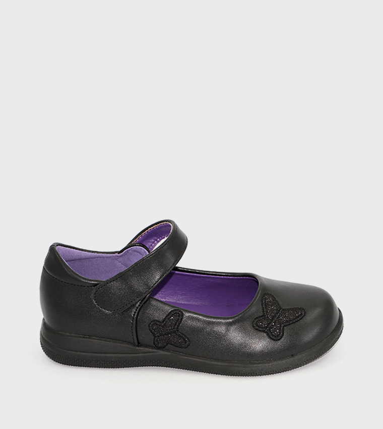 ZEPHIR2 Embroidery Detail School Shoes