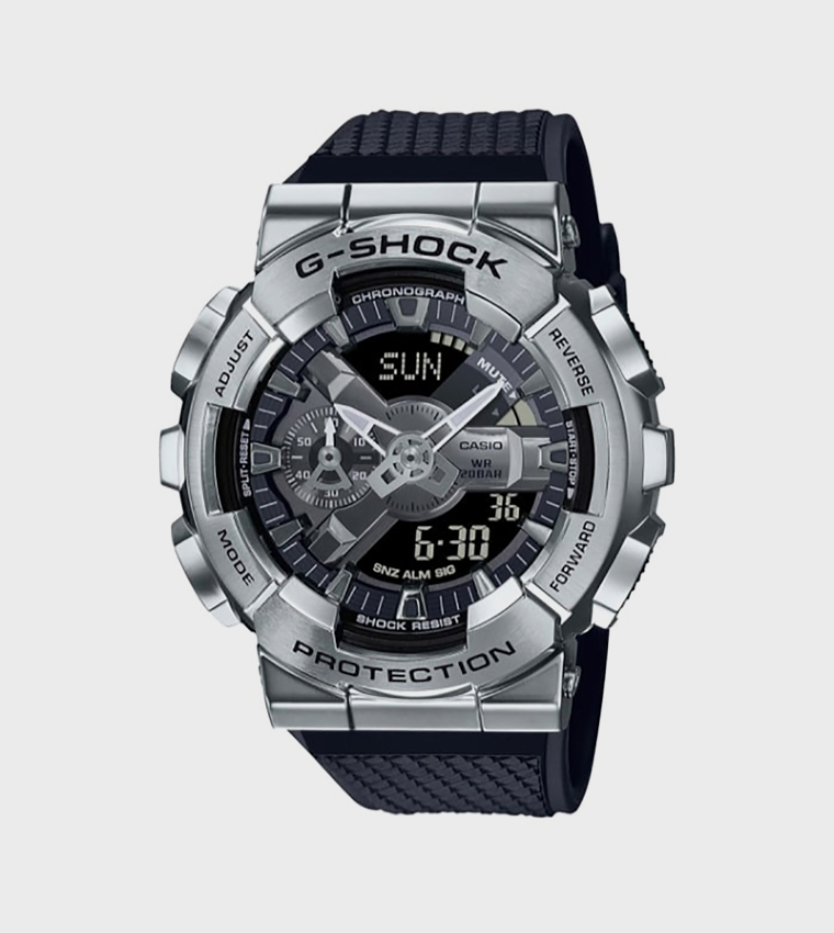 Clear Dial Resin Strap Analog Watch