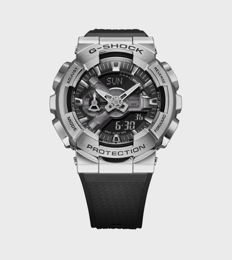 Clear Dial Resin Strap Analog Watch