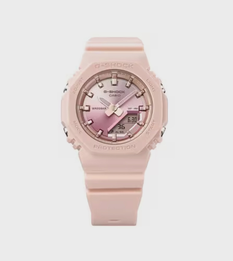 Pink Dial Hybrid Watch