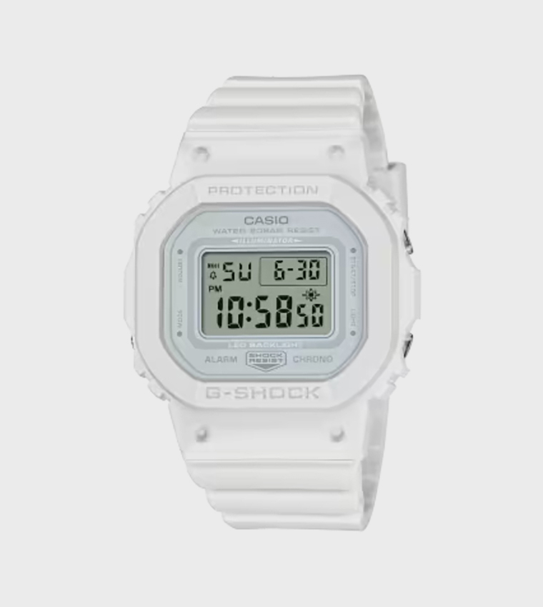 Grey Dial Digital Watch