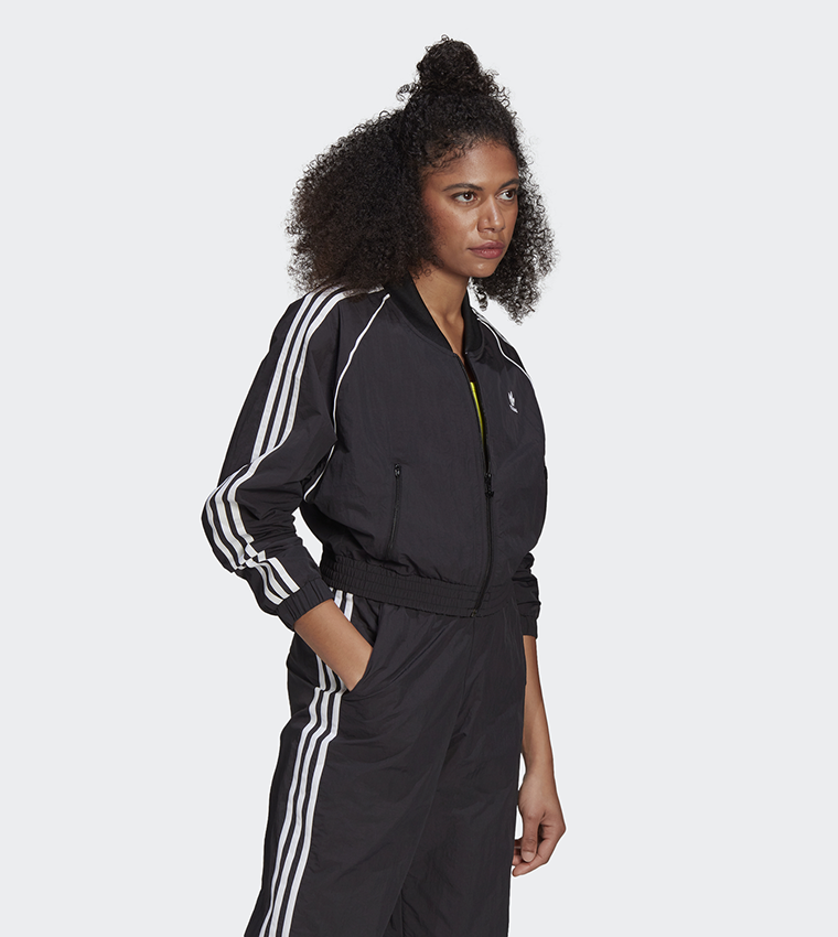 Buy Adidas Adicolor Classics Cropped Track Jacket In Black | 6thStreet ...