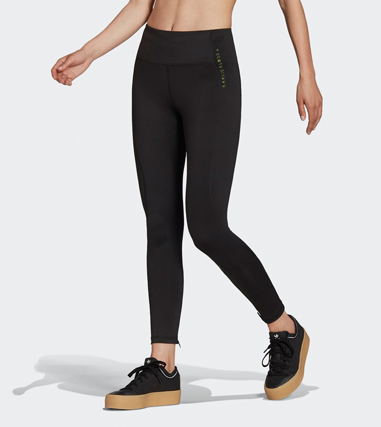 Buy Adidas Karlie Kloss Run Leggings In Black