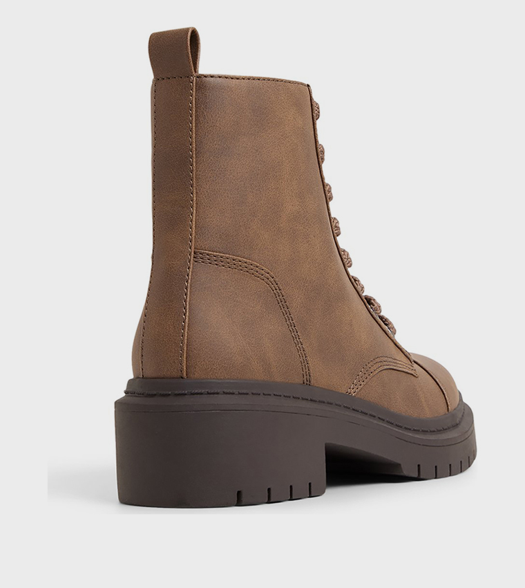 GOER Lace Up Ankle Boots