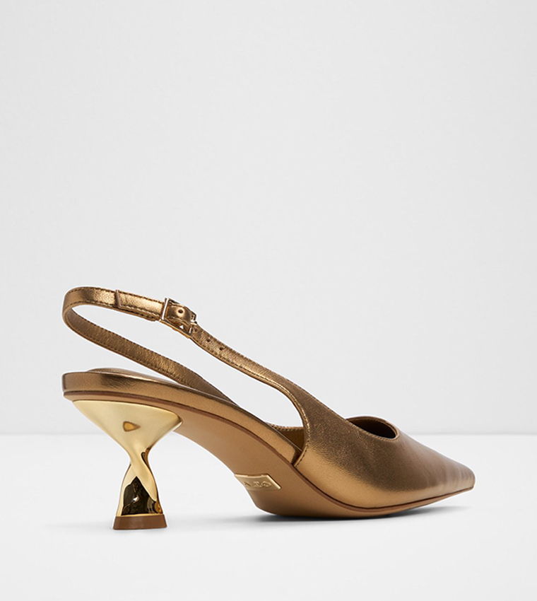 GOLDENSHEEN Slingback Mule Pumps