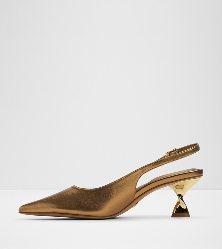 GOLDENSHEEN Slingback Mule Pumps