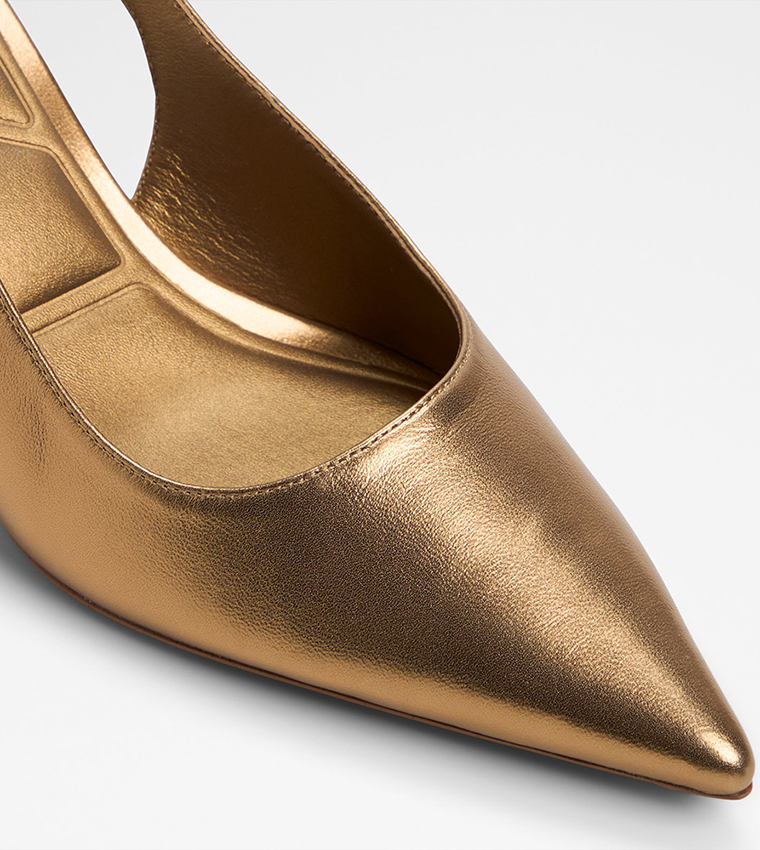 GOLDENSHEEN Slingback Mule Pumps