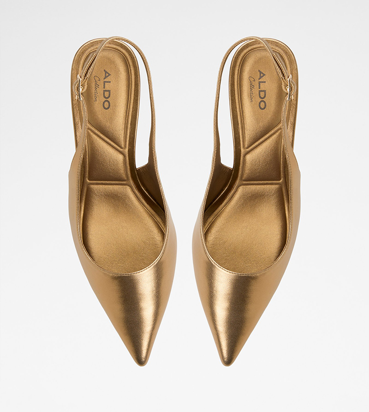 GOLDENSHEEN Slingback Mule Pumps