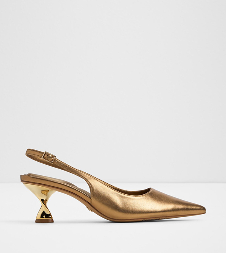 GOLDENSHEEN Slingback Mule Pumps