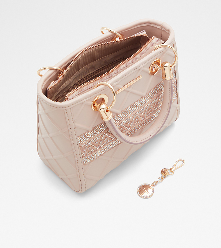 Buy Aldo GOULBURN Quilted Satchel Bag In Pink | 6thStreet UAE