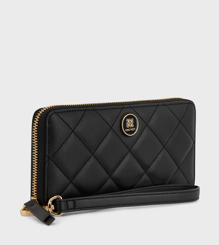 HALEEMA Quilted Wristlet Wallet
