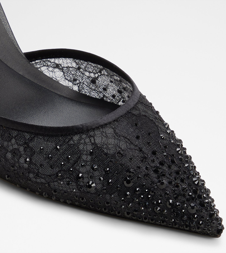 GRACEA Embellished Pointed Toe Pumps