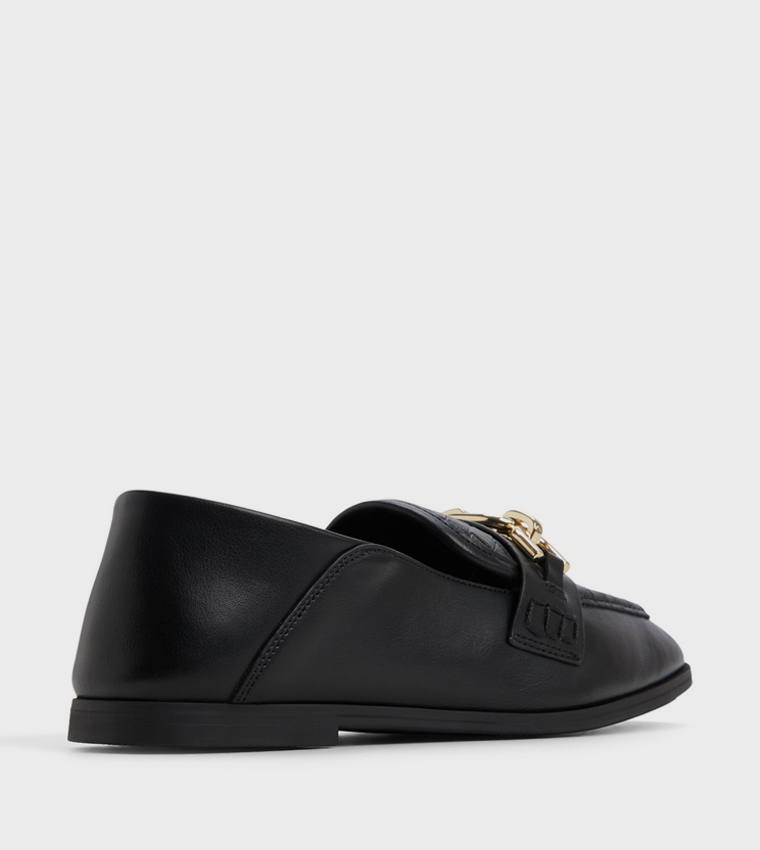 GRACEYY Woven Detail Loafers