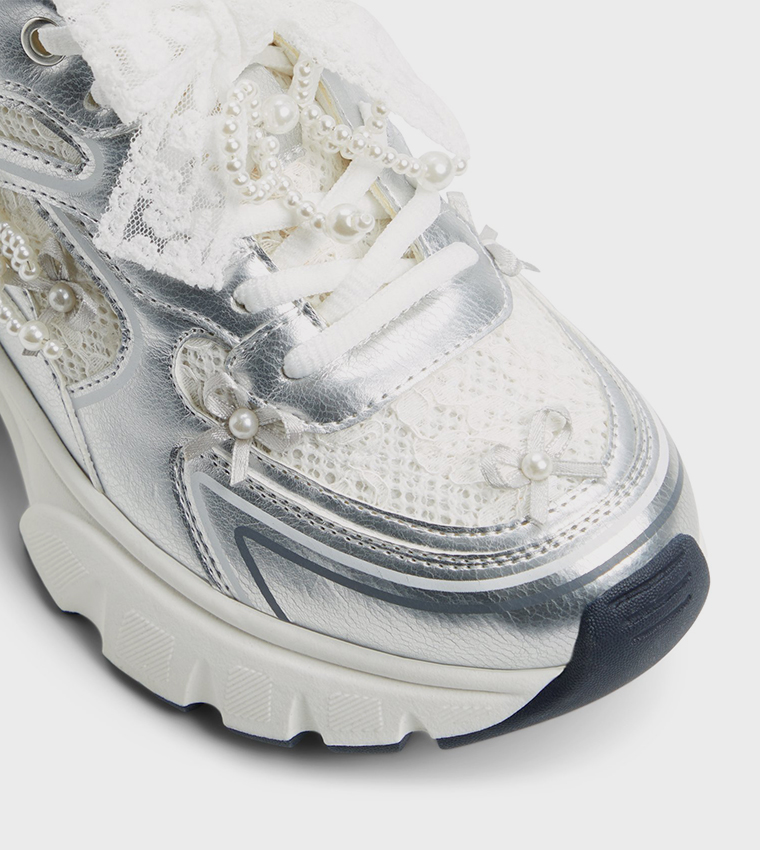GRACIEMAY Metallic Chunky Sneakers