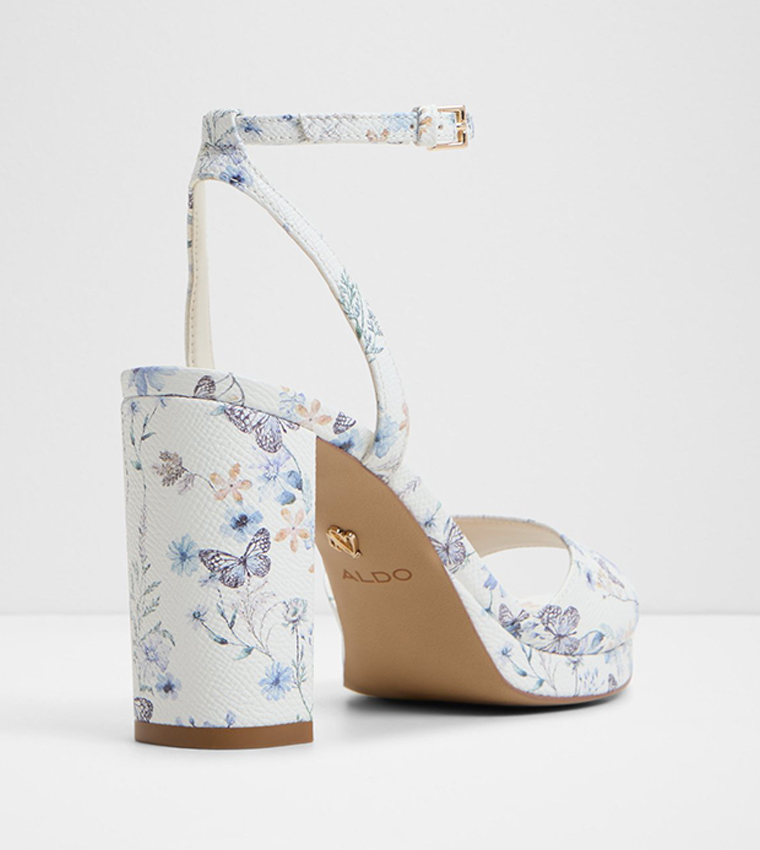 GRACIOUS Printed Heeled Sandals