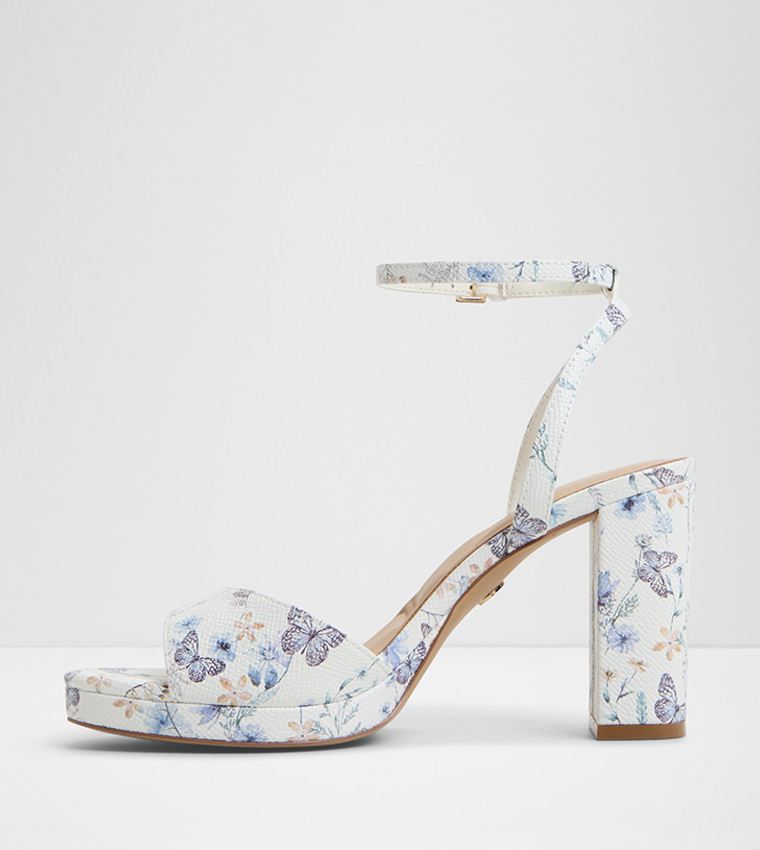 GRACIOUS Printed Heeled Sandals