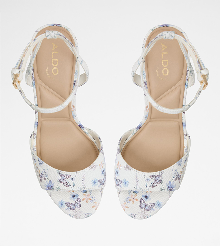 GRACIOUS Printed Heeled Sandals
