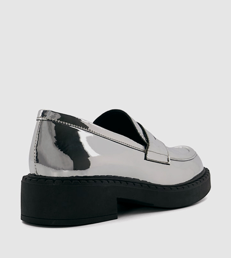 GRADUAL Glossy Platform Loafers