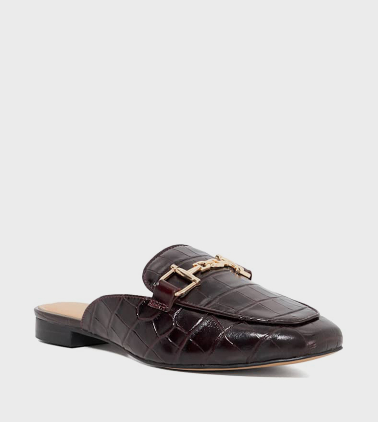 GRAINER Metal Accent Mules