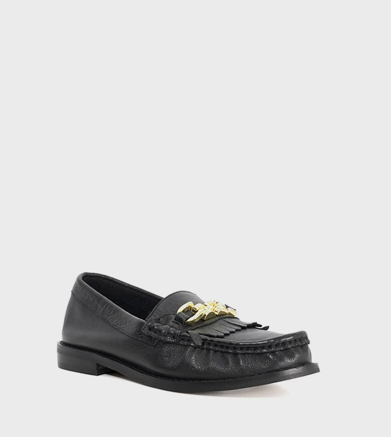 GRANULES Metal Accent Loafers