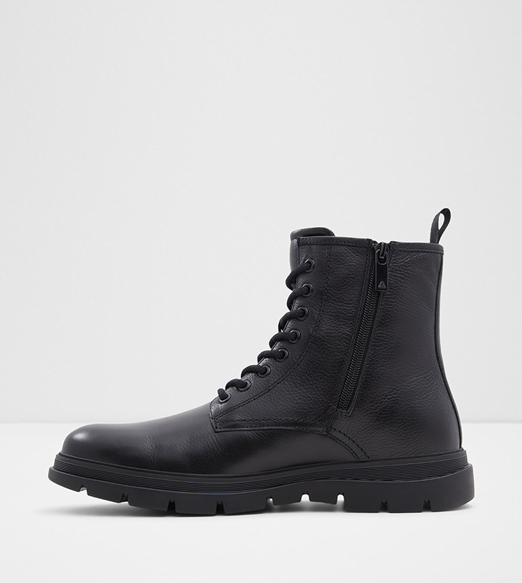 Buy Aldo GRAVELDIVER High Top Lace Up Casual Boots In Black 6thStreet Kuwait