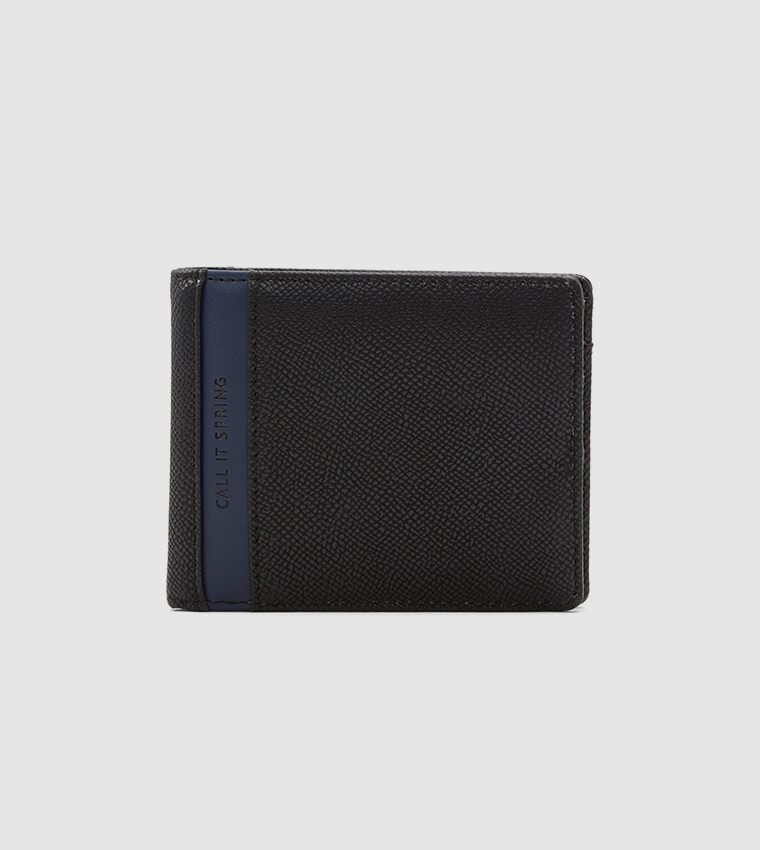 Buy Call It Spring Grayson Textured Bi Fold Wallets In Black ...