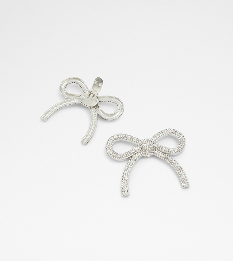 GRAYSTONE Embellished Bow Shoe Charm