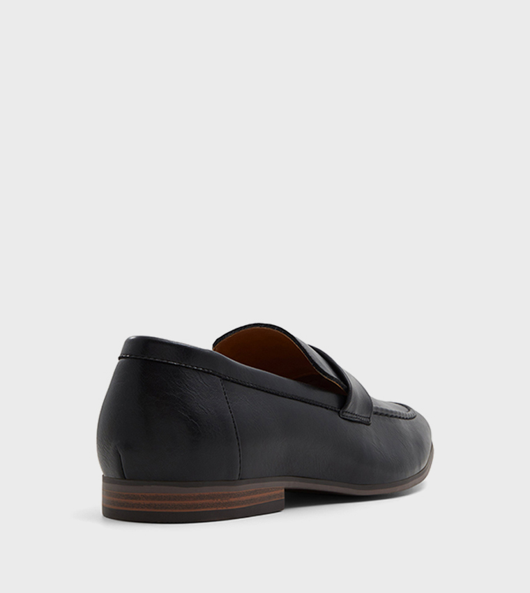 GRECO Textured Almond Toe Loafers