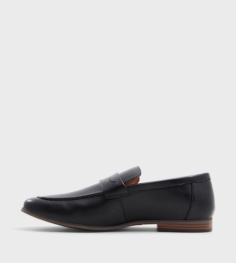 GRECO Textured Almond Toe Loafers