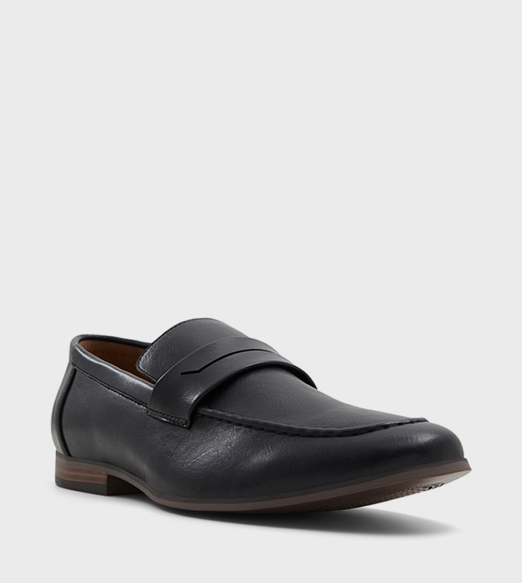 GRECO Textured Almond Toe Loafers