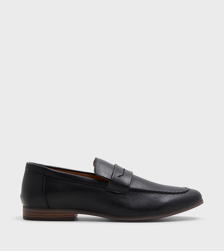 GRECO Textured Almond Toe Loafers