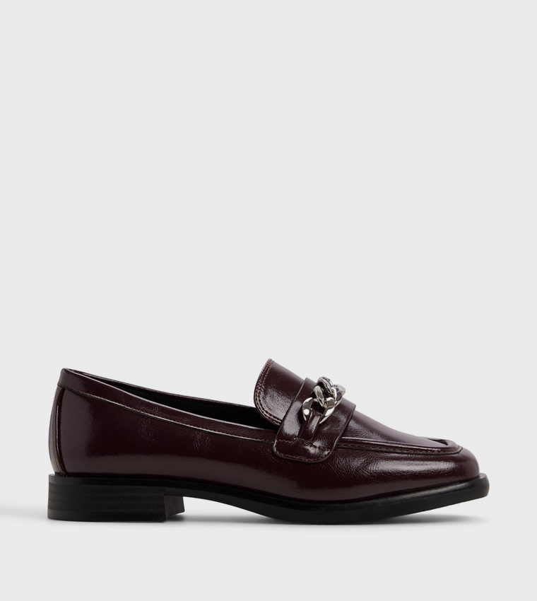 GREYSIN Metal Accent Loafers