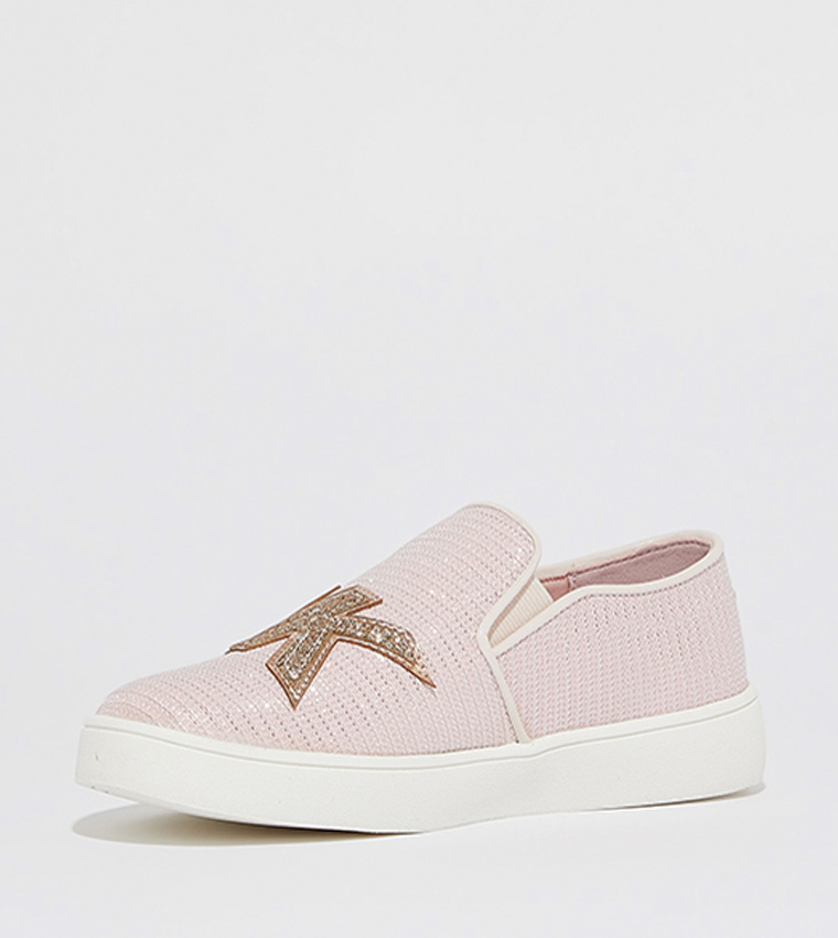 JEM RACHEL Embellished Slip-On Shoes