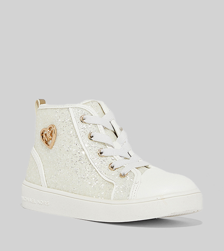 JEM SPLIT Embellished High Top Sneakers