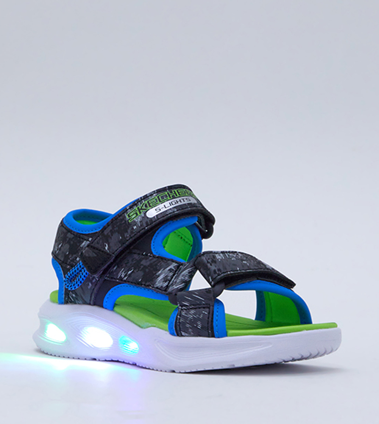 SOLA Glow Velcro Closure Sandals