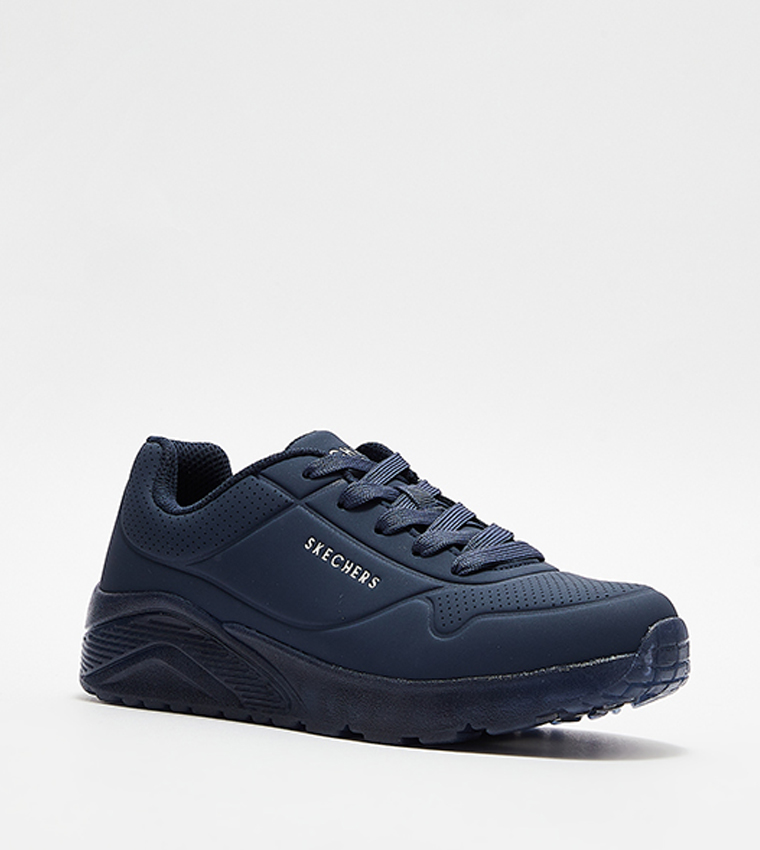 UNO ICE Logo Detail Lace-Up Sneakers