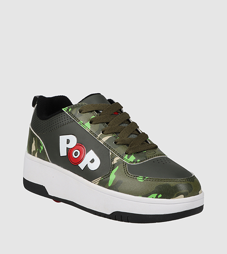 Pop Strike Printed Sneakers