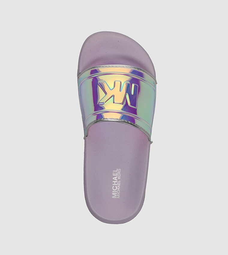 Michael kors slides purple discount