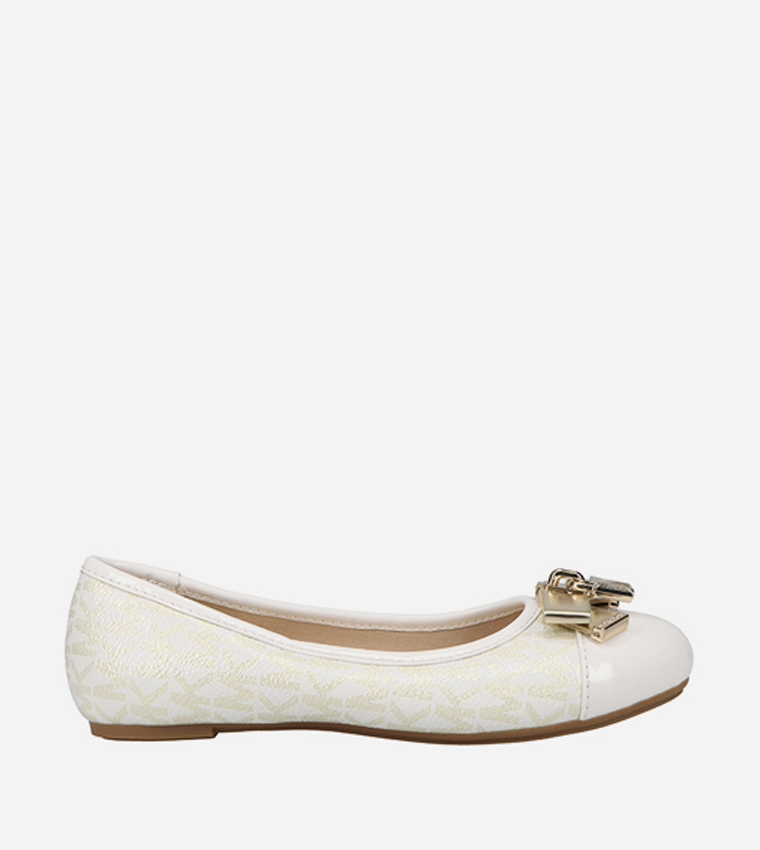 Kenya Lock Metal Accent Ballerinas