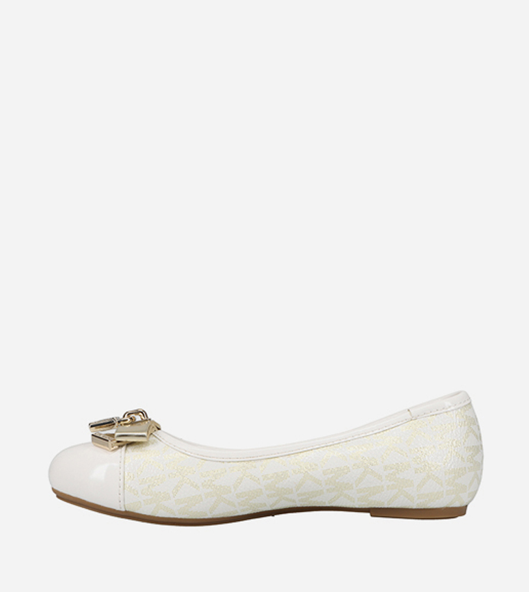 Kenya Lock Metal Accent Ballerinas