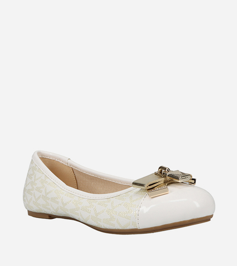 Kenya Lock Metal Accent Ballerinas