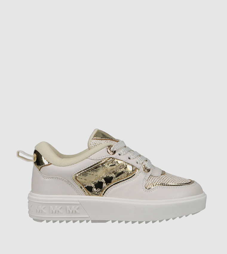EMMET RUMI Monogram Lace Up Sneakers