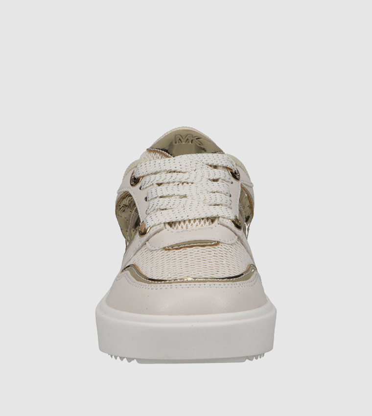 EMMET RUMI Monogram Lace Up Sneakers