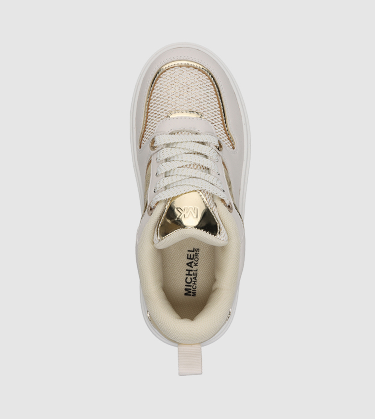 EMMET RUMI Monogram Lace Up Sneakers
