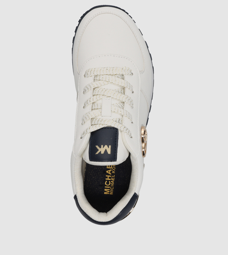 MONIQUE Logo Metal Lace Up Sneakers